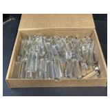 Box of Antique Crystal Lustres - all similar