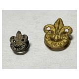 2 Vintage Boy Scout Lapel pins