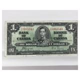 1937 Cdn $1 Bill - Coyne/ Towers