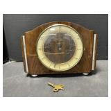 Art Deco Mauthe Mantle Clock with Key