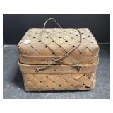 Antique Woven Lunch Basket