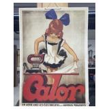 Calor Electric Irons Advertisment , 26x18 '