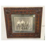 Antique Family Photo in Ornate Frame, 18x20 '