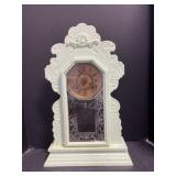Painted Mint Green Vintage Gingerbread Clock