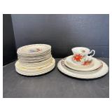 Various Pieces Of Tableware - Note Cracks And