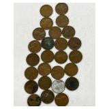 U S A 1 Cent Lincoln Coins - See List In Pictures