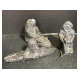 Al Wolf Inuit Figures (3)