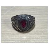 Sterling Silver 'high School' Ring - Preston