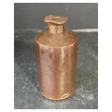 Vintage Stoneware Spouted Ink Bottle, 7.5 '