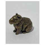 Miniature Brass Capybara