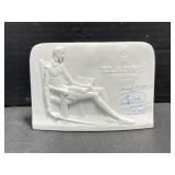 Vintage Lladro Porcelain Advertising Plaque