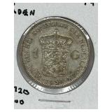 1938 Neth 1 Gulden