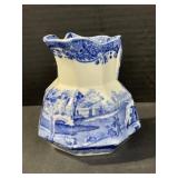 Blue & White Spode 5 ' Pitcher