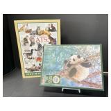 2 Cobble Hill 1000pc Puzzle - Panda And Cats