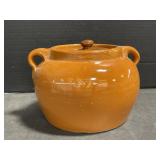 Medalta Bean Pot with Lid