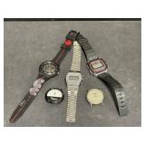 3 Men's Wristwatches All With Quartz Movements