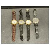4x Man's Quartz Movement Wristwatches