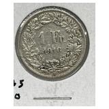 1916 Switz 1 Franc