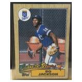 1987 Topps Bo Jackson Future Stars Card