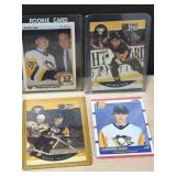 3 Jaromir Jagr Rookie Cards and Mark Recchi Card
