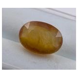 $6,798 Appraisal - 4.98 Ct Cert. Yellow Sapphire