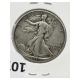 1939 Usa Silver Half Dollar