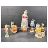 5 Occupied Japan Figurines
