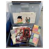 Bin of Anime Convention Collectibles