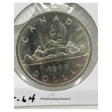 1969 Cdn $1 Coin