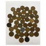 U S A 1 Cent Lincoln Coins - See List In Pictures