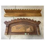 40 ' Detailed Wooden Shelf, Sideboard Backer, 32 ï¿½