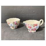 Lord Nelson Ware Cream (repaired handle) and Sugar