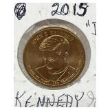 2015d U S A $1 Coin --kennedy