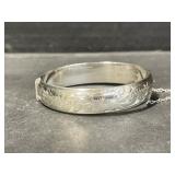Burkhardt Sterling Silver Bangle Bracelet with