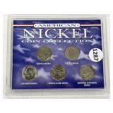 U S A Nickel Coin Collection In Case