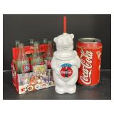 237 ml Coca-Cola Bottles, Coin Bank Can, Polar