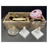 Assorted Oil Lamp Parts