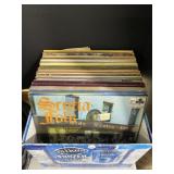 Box of Assorted Record Albums