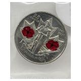 2010 Cdn Quarter - Coloured Poppies