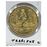 2005 Cdn Loonie- Terry Fox No Grass