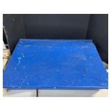 Painted Blue Writing Desk