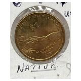 2011d U S A $1 Coin -native