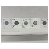 5 X G B 6 Pence -1939, 1940, 1942, 1946, 1947