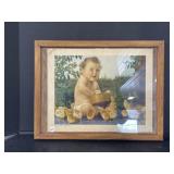 Framed Vintage Johnson's Baby Powder Print