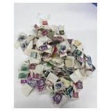 Bagful Cancelled Postage Stamps Fr Various