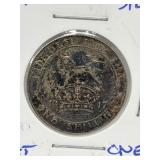 1917 Great Britain Silver One Shilling