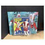 Signed Captain Canuck Figure & Folio's