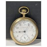 Open Face Stem Wind Pocket Watch