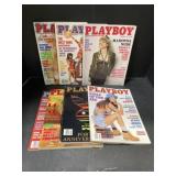 7 Playboy Magazines - 1985, 1994, 1995, 2001
