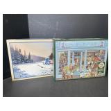 2 Cobble Hill 1000 Piece Puzzles - Flower Shop